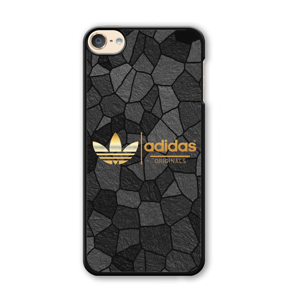 Adidas Rock Patern iPod Touch 6 Case-Plastic Black (2D Case)-Oxvistore