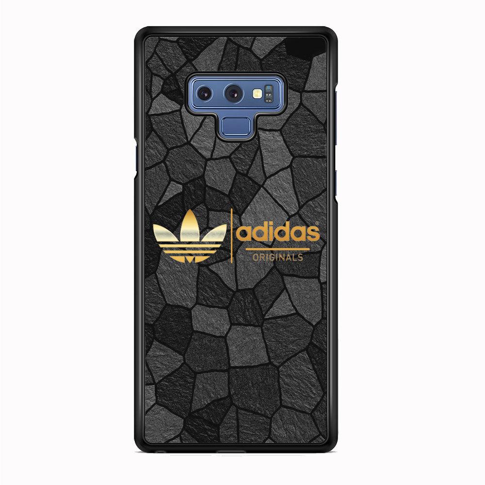 Adidas Rock Patern Samsung Galaxy Note 9 Case-Rubber Black (2D Case)-Oxvistore