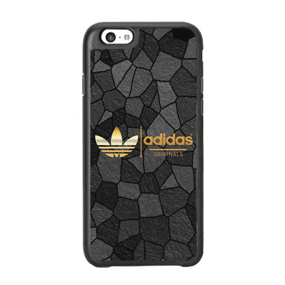 Adidas Rock Patern iPhone 6 Plus | 6s Plus Case-Rubber Black (2D Case)-Oxvistore