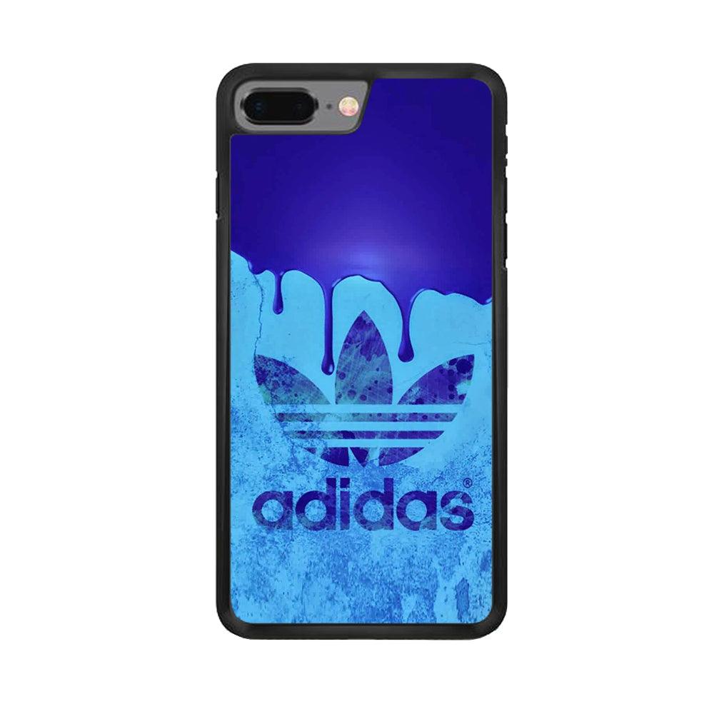 Adidas Slime iPhone 8 Plus Case-Rubber Black (2D Case)-Oxvistore