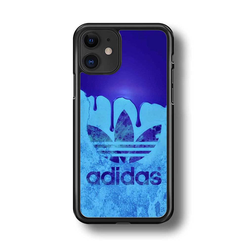 Adidas Slime iPhone 11 Case-Rubber Black (2D Case)-Oxvistore