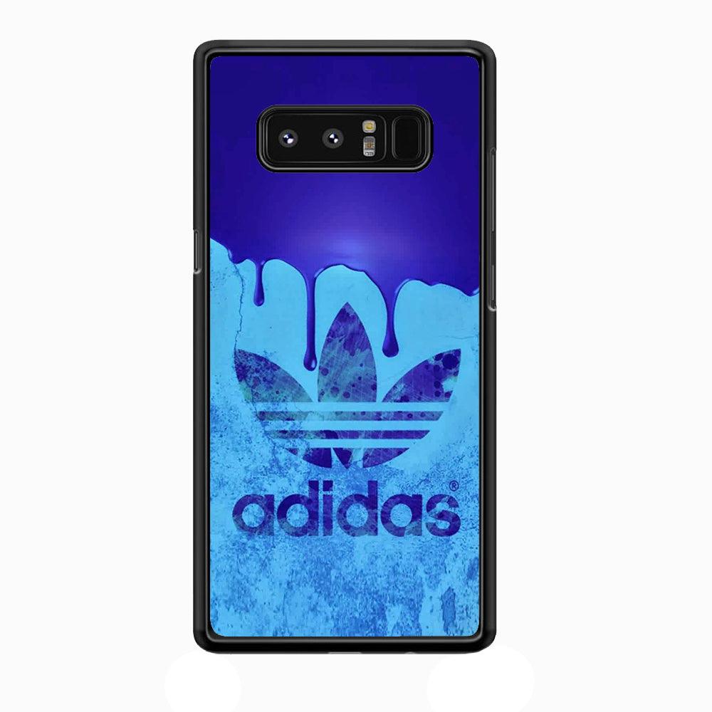 Adidas Slime Samsung Galaxy Note 8 Case-Rubber Black (2D Case)-Oxvistore
