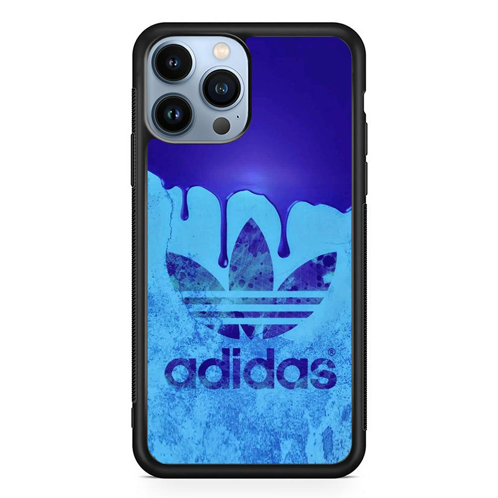 Adidas Slime iPhone 14 Pro Max Case-Rubber Black (2D Case)-Oxvistore
