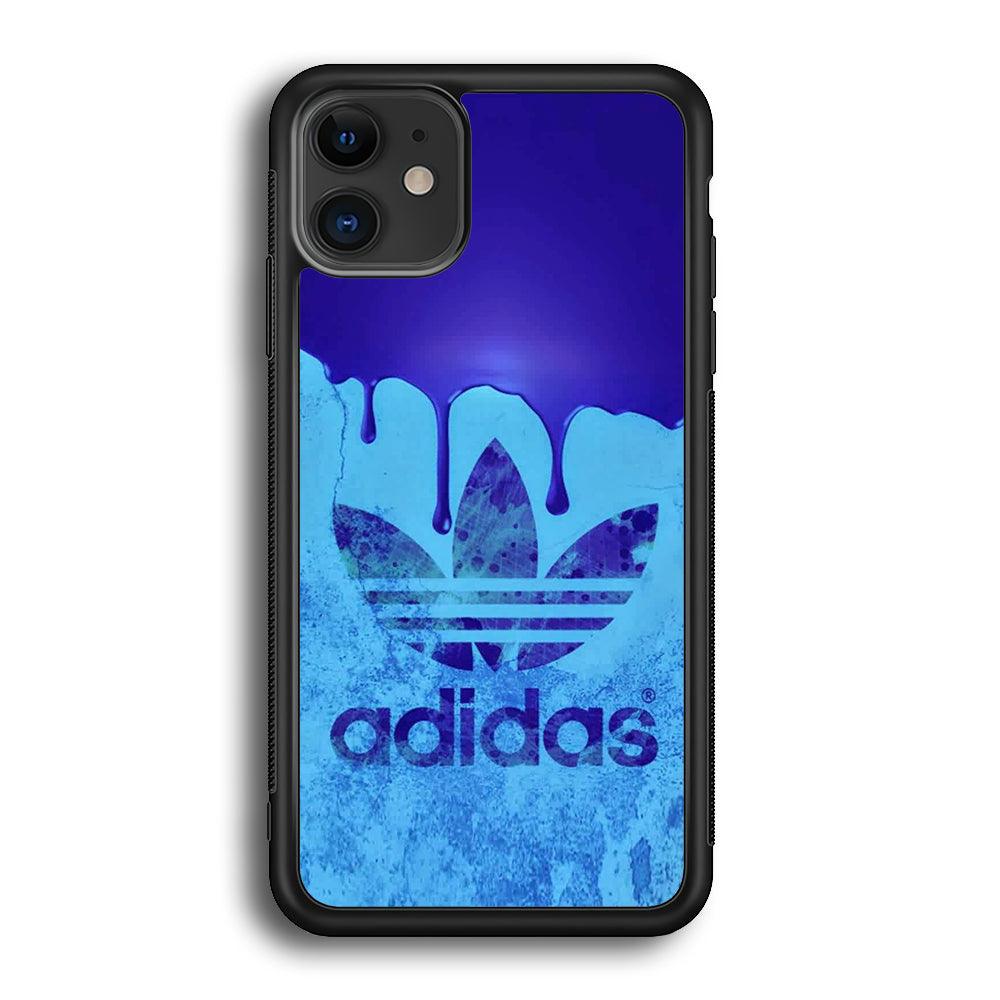 Adidas Slime iPhone 12 Case-Rubber Black (2D Case)-Oxvistore