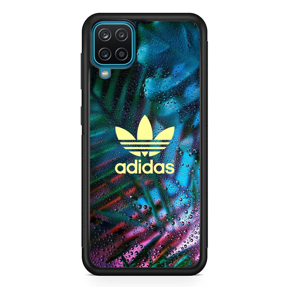 Adidas Softness in Coolness Samsung Galaxy A12 Case-Rubber Black (2D Case)-Oxvistore
