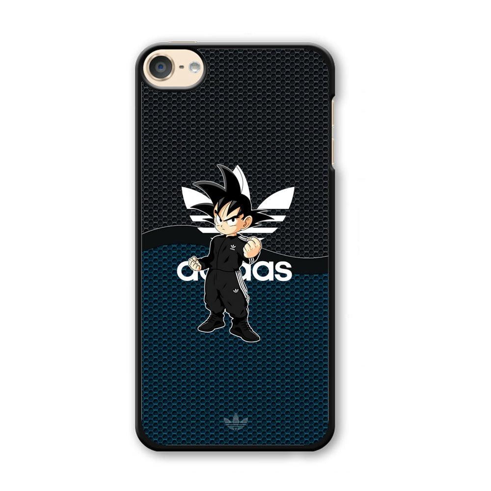 Adidas Suit with Goku Fight Mode iPod Touch 6 Case-Plastic Black (2D Case)-Oxvistore