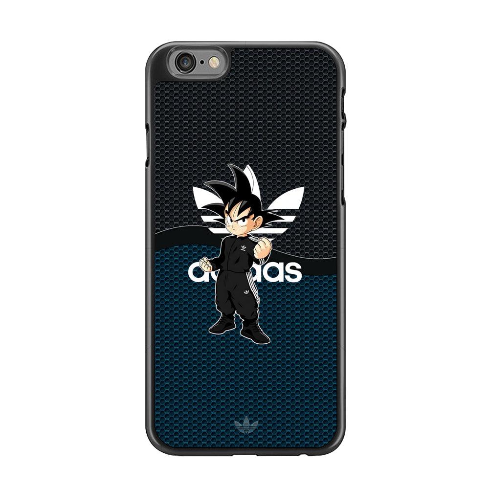 Adidas Suit with Goku Fight Mode iPhone 6 Plus | 6s Plus Case-Rubber Black (2D Case)-Oxvistore