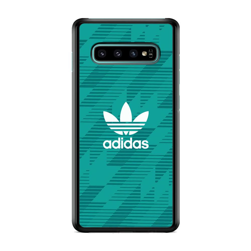 Adidas Tosca Jersey Samsung Galaxy S10 Case-Rubber Black (2D Case)-Oxvistore