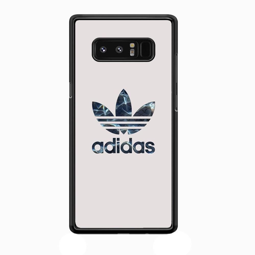 Adidas Water Base Samsung Galaxy Note 8 Case-Rubber Black (2D Case)-Oxvistore