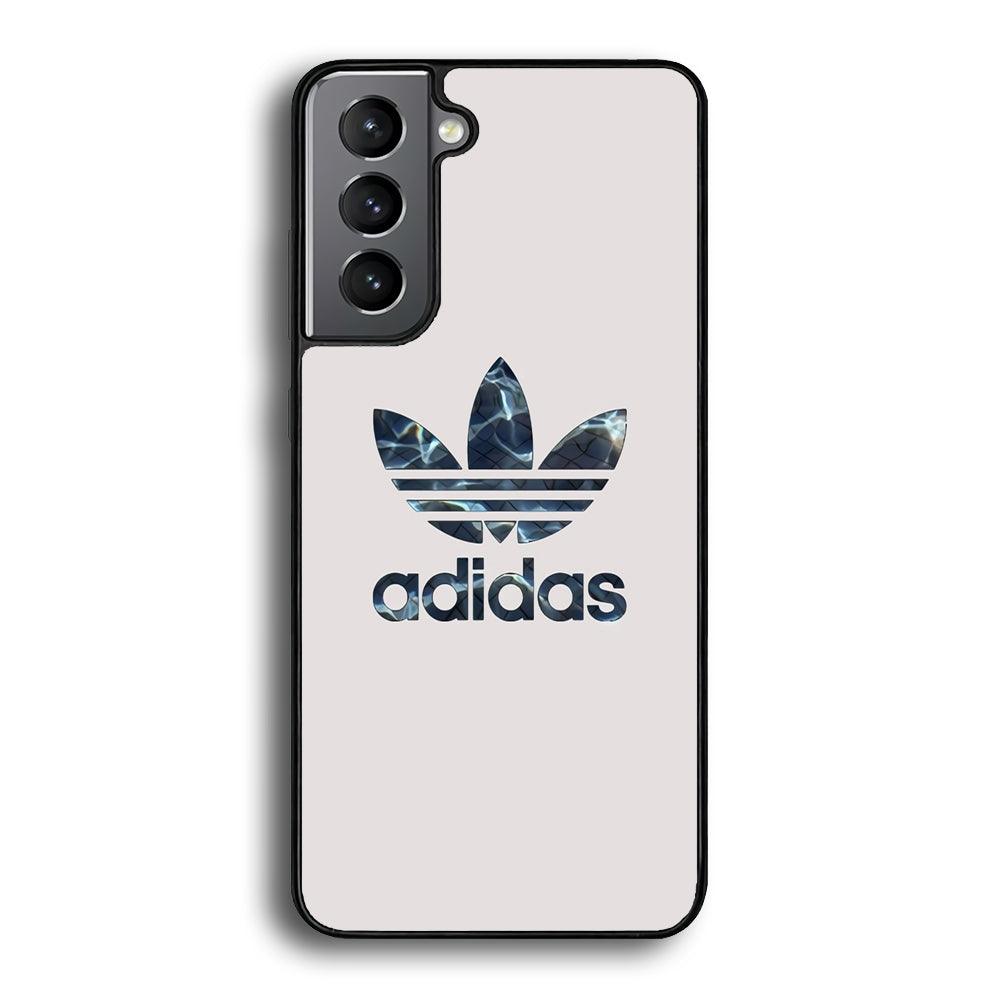 Adidas Water Base Samsung Galaxy S23 Plus Case-Rubber Black (2D Case)-Oxvistore