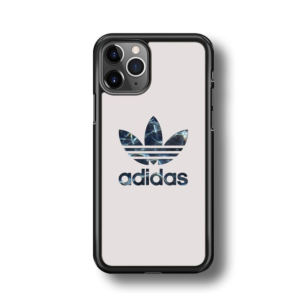 Adidas Water Base iPhone 11 Pro Max Case-Rubber Black (2D Case)-Oxvistore