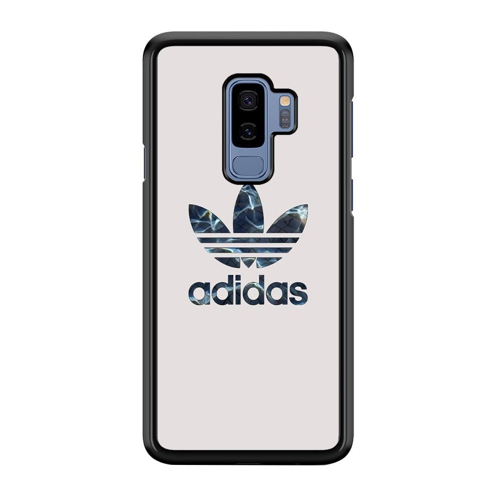 Adidas Water Base Samsung Galaxy S9 Plus Case-Rubber Black (2D Case)-Oxvistore