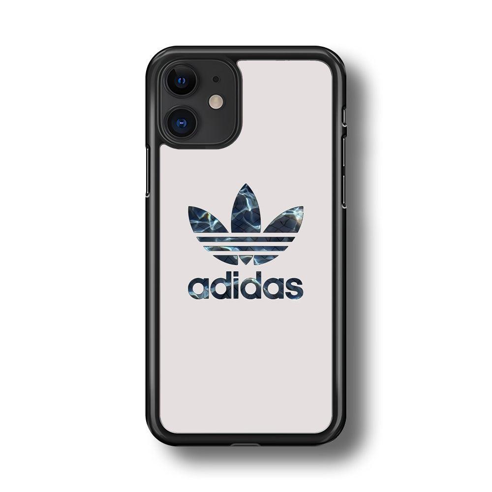 Adidas Water Base iPhone 11 Case-Rubber Black (2D Case)-Oxvistore