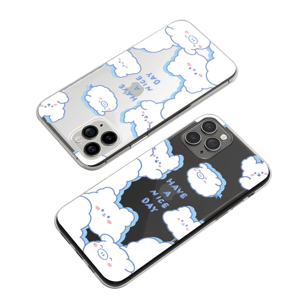Adorable Fluffy Pets Clear Soft Case-Oxvistore