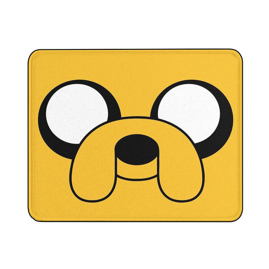 Adventure Time Jake Face Mouse Pads | Custom Mouse Pad with Non-Slip Rubber Base