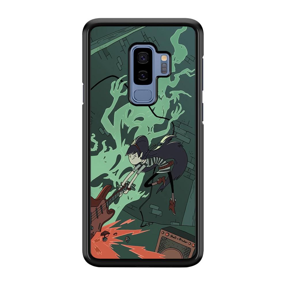 Adventure Time Marceline Stress Clearing Samsung Galaxy S9 Plus Case-Rubber Black (2D Case)-Oxvistore