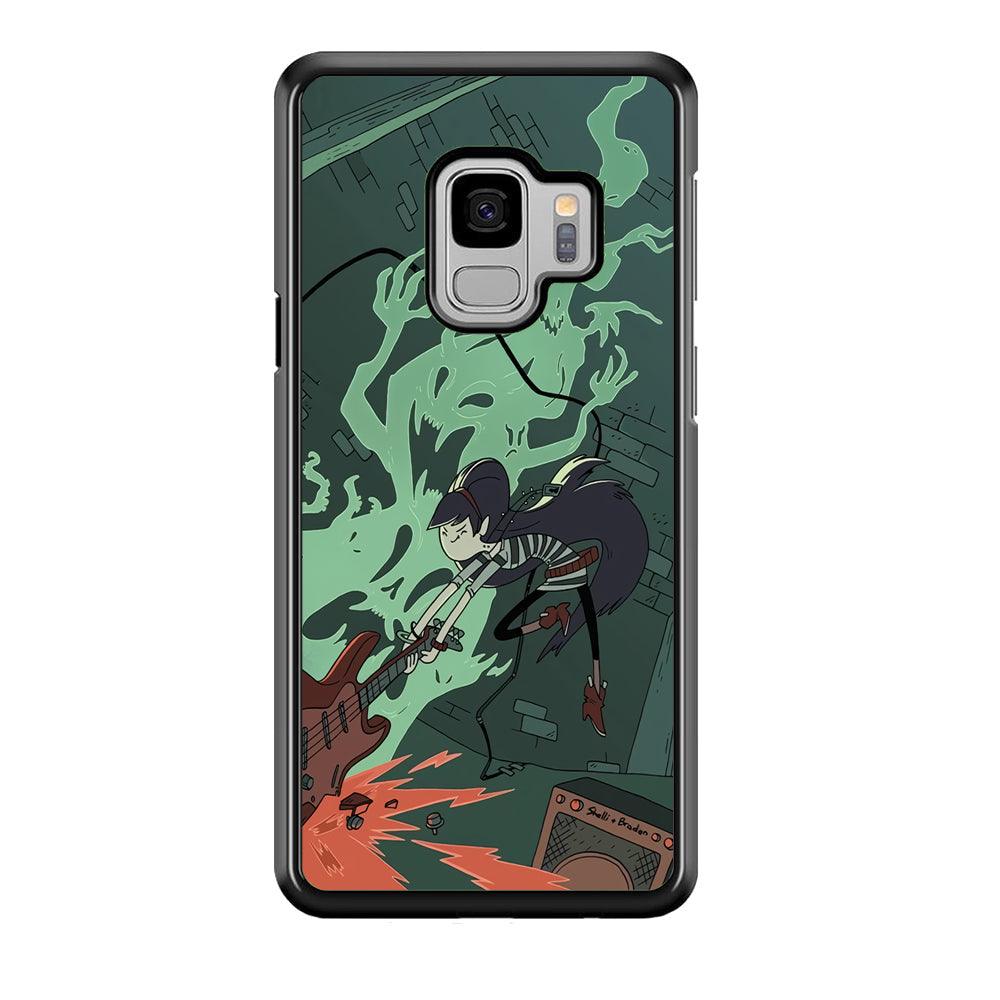 Adventure Time Marceline Stress Clearing Samsung Galaxy S9 Case-Rubber Black (2D Case)-Oxvistore