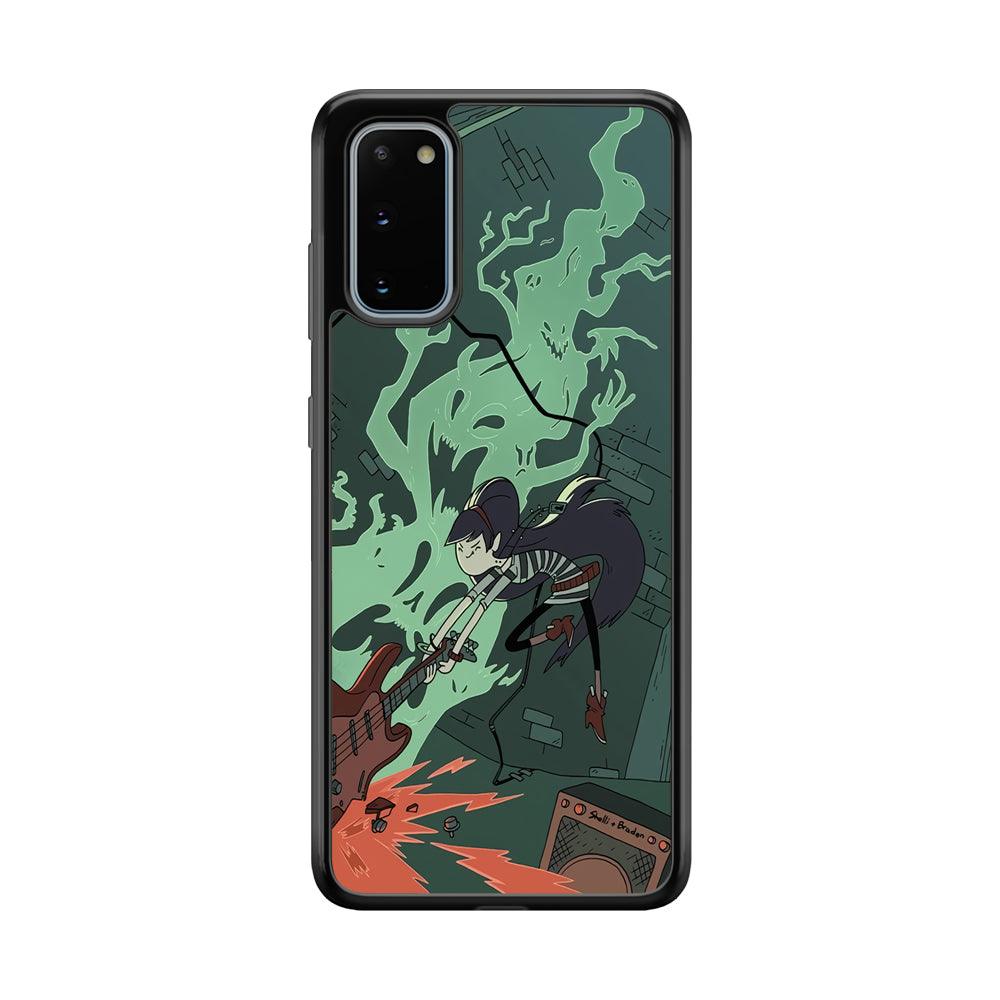 Adventure Time Marceline Stress Clearing Samsung Galaxy S20 Case-Rubber Black (2D Case)-Oxvistore