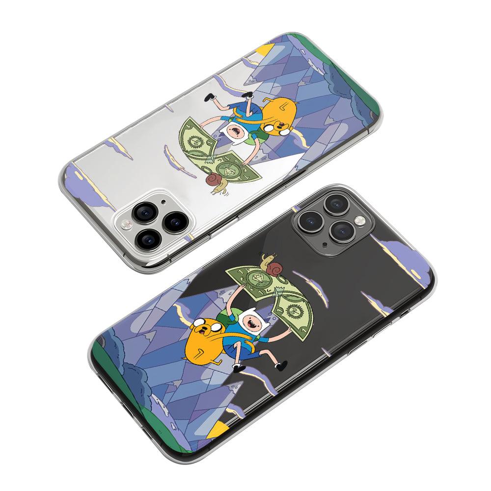 Adventure Time Preparing to Land Clear Soft Case-Oxvistore