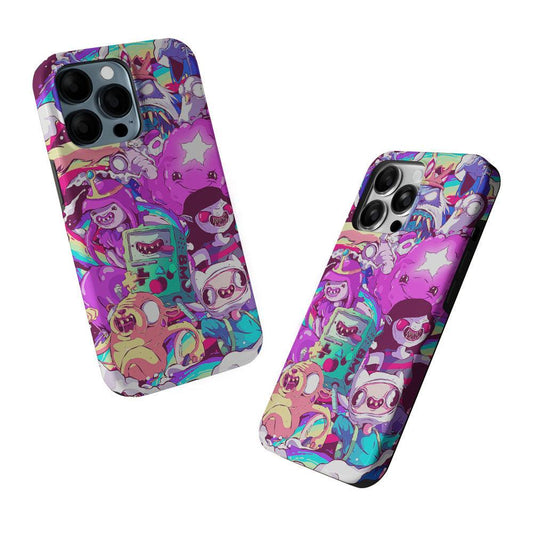 Adventure Time in the Liquid World 2 in 1 Tough Phone Case-Oxvistore