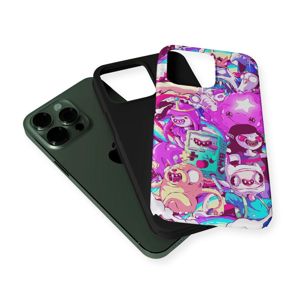 Adventure Time in the Liquid World 2 in 1 Tough Phone Case-Oxvistore