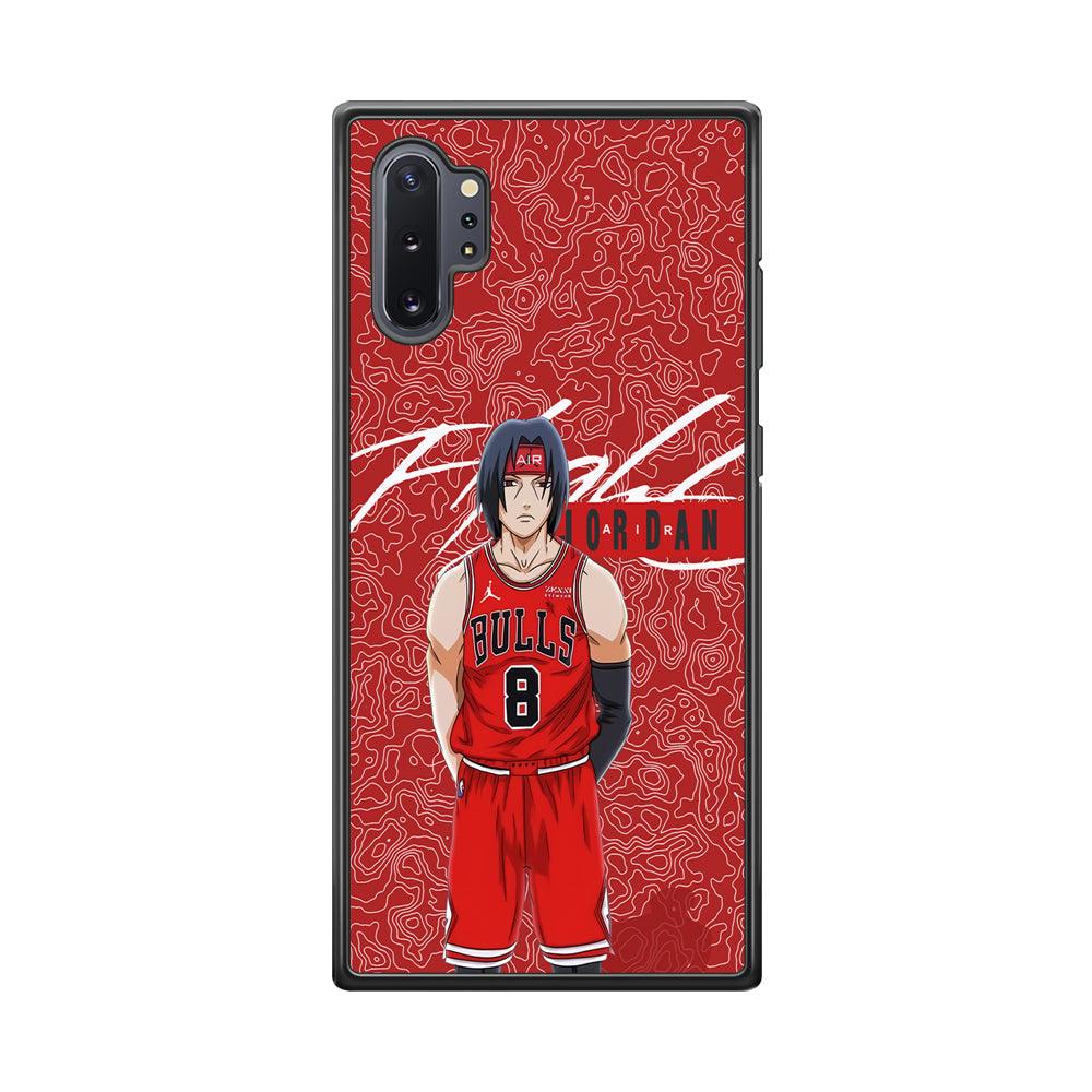 Air Jordan Cover from Itachi Samsung Galaxy Note 10 Plus Case-Rubber Black (2D Case)-Oxvistore