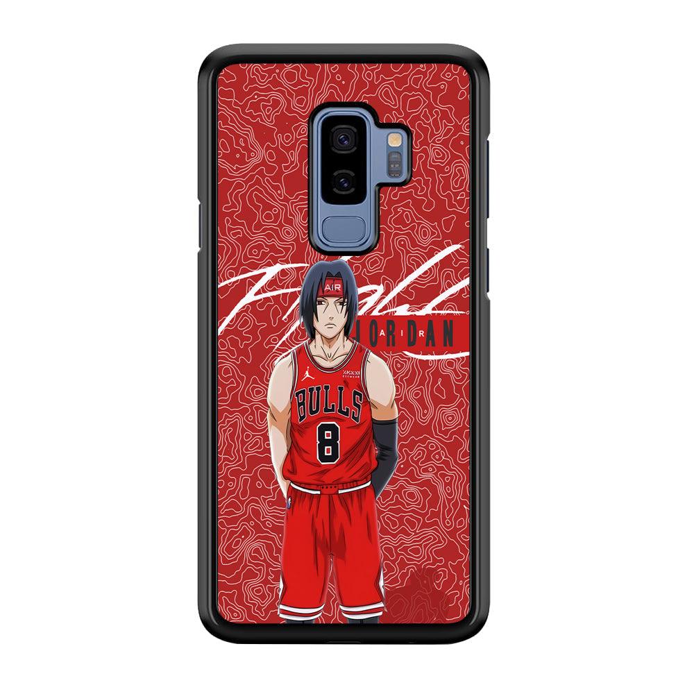 Air Jordan Cover from Itachi Samsung Galaxy S9 Plus Case-Rubber Black (2D Case)-Oxvistore