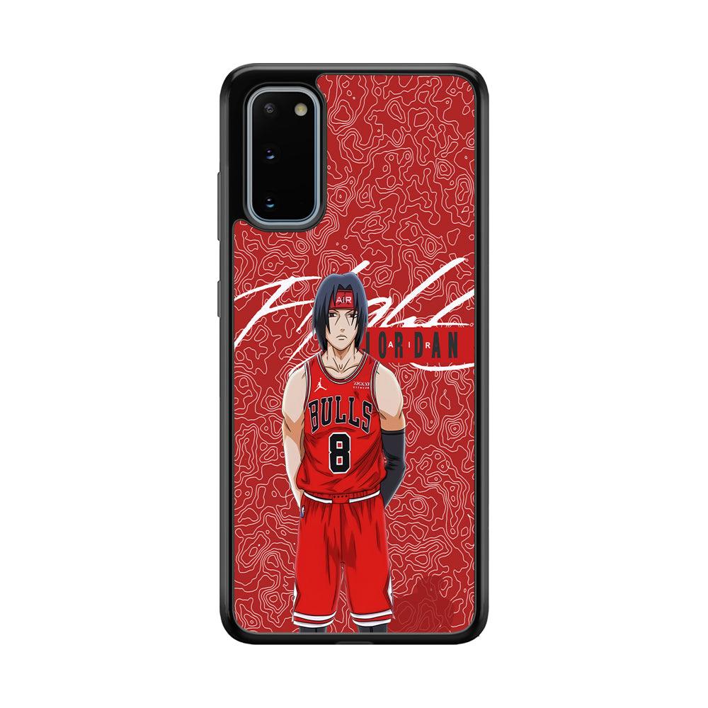 Air Jordan Cover from Itachi Samsung Galaxy S20 Case-Rubber Black (2D Case)-Oxvistore