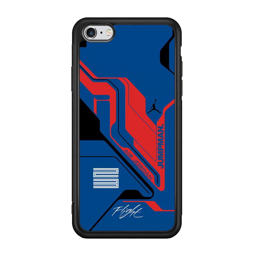 Air Jordan Cyber Line iPhone 6 Plus | 6s Plus Case-Rubber Black (2D Case)-Oxvistore