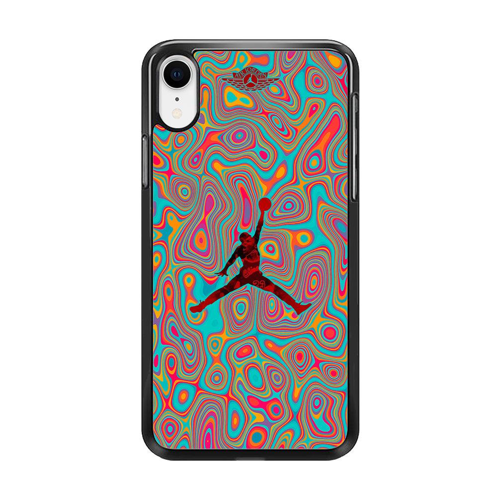 Air Jordan Flux of Balance iPhone XR Case-Rubber Black (2D Case)-Oxvistore