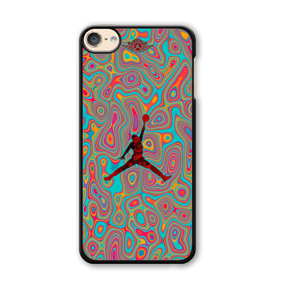 Air Jordan Flux of Balance iPod Touch 6 Case-Plastic Black (2D Case)-Oxvistore