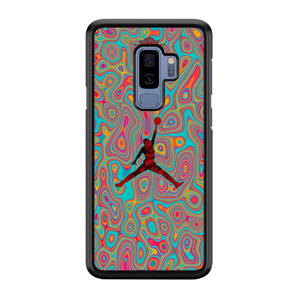 Air Jordan Flux of Balance Samsung Galaxy S9 Plus Case-Rubber Black (2D Case)-Oxvistore