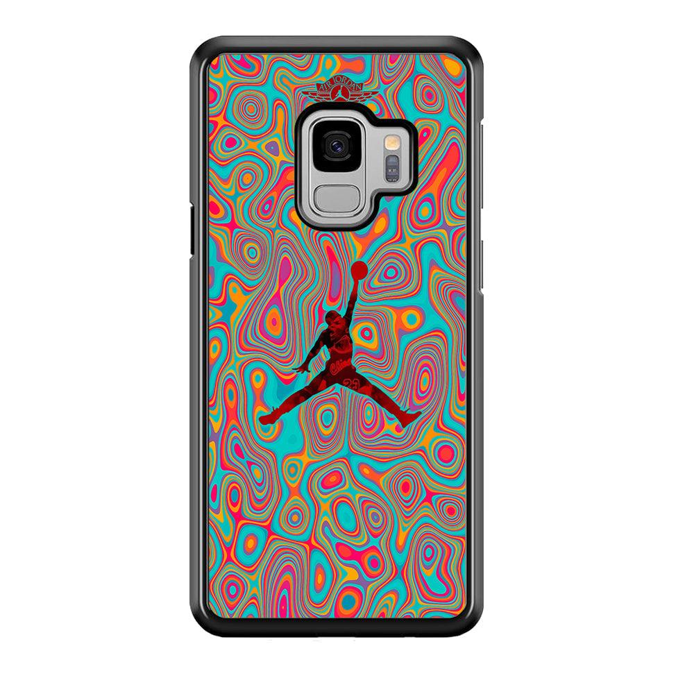 Air Jordan Flux of Balance Samsung Galaxy S9 Case-Rubber Black (2D Case)-Oxvistore