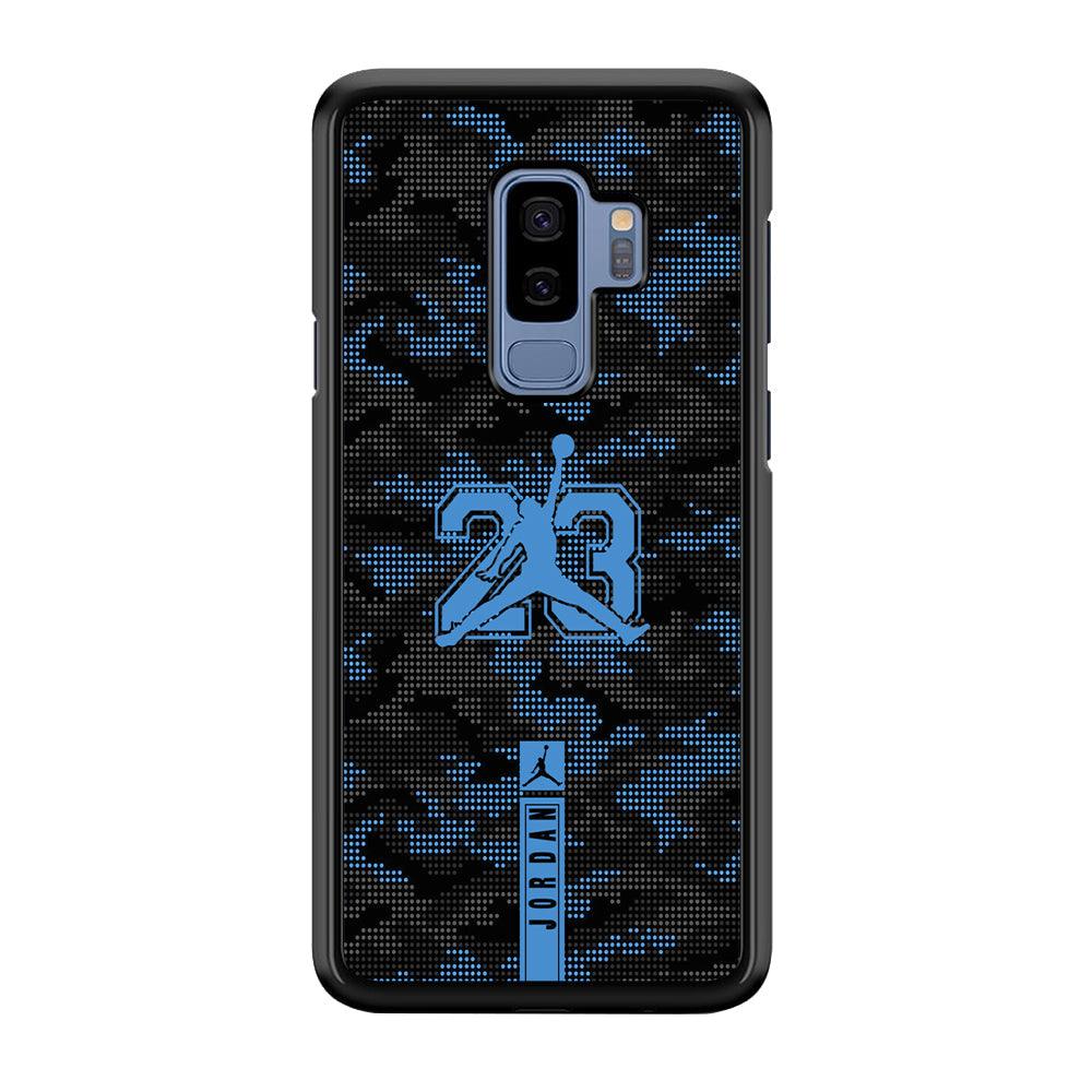 Air Jordan Freckles of Camouflage Samsung Galaxy S9 Plus Case-Rubber Black (2D Case)-Oxvistore