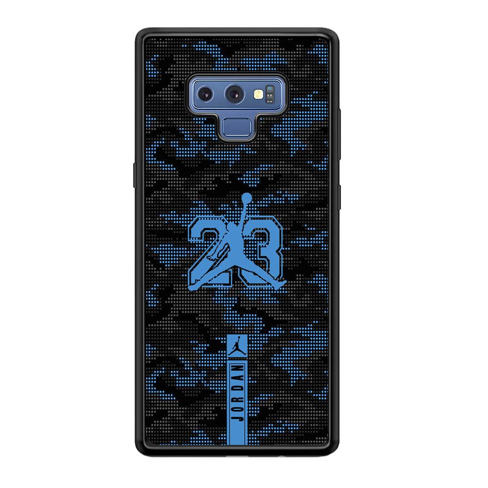 Air Jordan Freckles of Camouflage Samsung Galaxy Note 9 Case-Rubber Black (2D Case)-Oxvistore