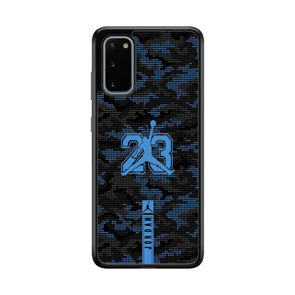 Air Jordan Freckles of Camouflage Samsung Galaxy S20 Case-Rubber Black (2D Case)-Oxvistore