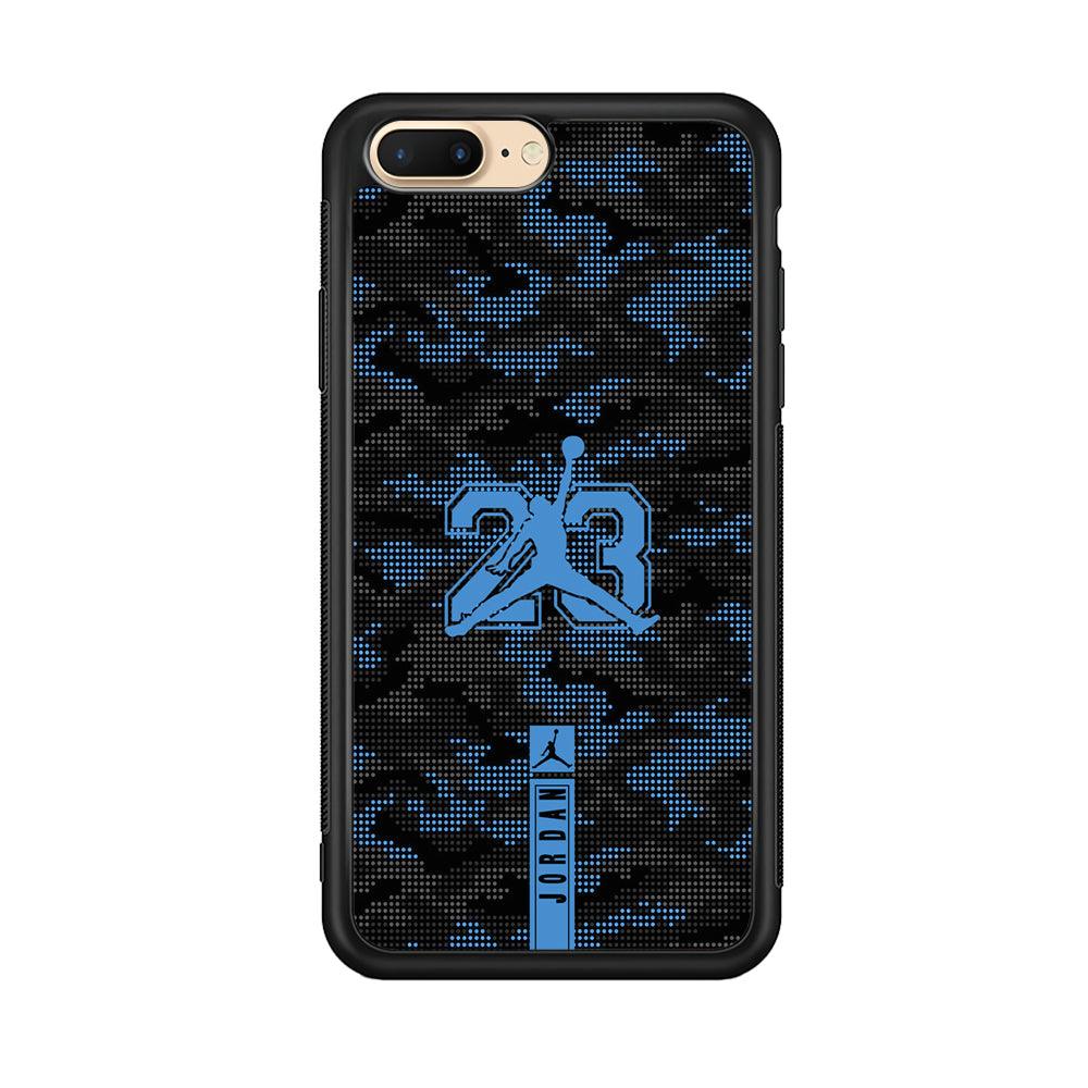 Air Jordan Freckles of Camouflage iPhone 7 plus Case-Rubber Black (2D Case)-Oxvistore