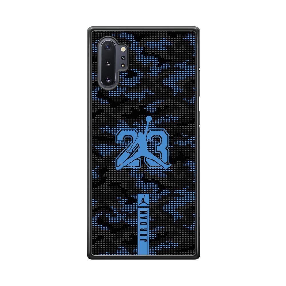 Air Jordan Freckles of Camouflage Samsung Galaxy Note 10 Plus Case-Rubber Black (2D Case)-Oxvistore
