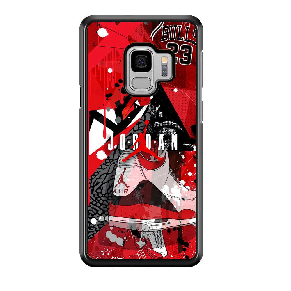 Air Jordan Future Chance Samsung Galaxy S9 Case-Rubber Black (2D Case)-Oxvistore