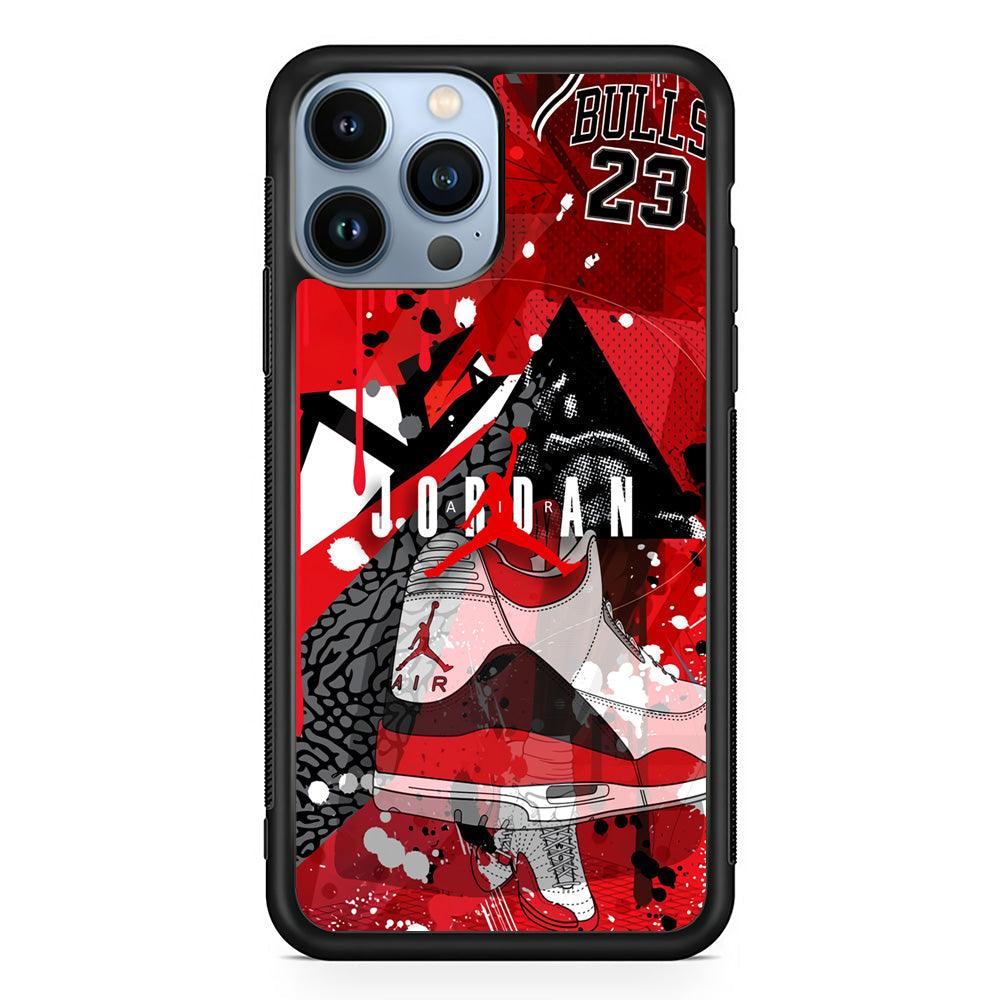 Air Jordan Future Chance iPhone 14 Pro Max Case-Rubber Black (2D Case)-Oxvistore