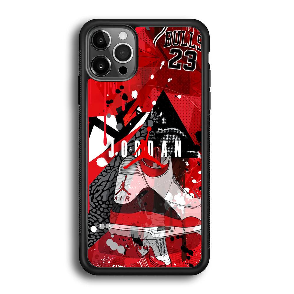 Air Jordan Future Chance iPhone 12 Pro Case-Rubber Black (2D Case)-Oxvistore