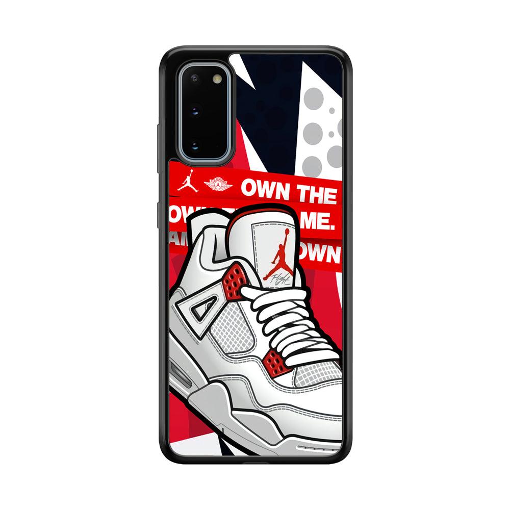 Air Jordan Game is Coming Samsung Galaxy S20 Case-Rubber Black (2D Case)-Oxvistore