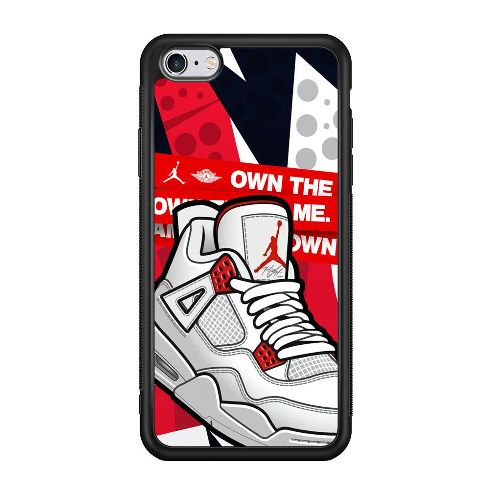 Air Jordan Game is Coming iPhone 6 Plus | 6s Plus Case-Rubber Black (2D Case)-Oxvistore