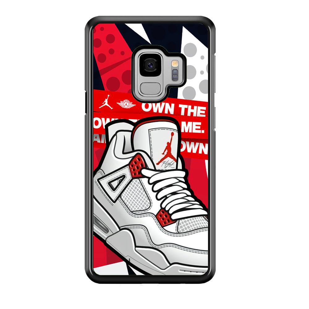 Air Jordan Game is Coming Samsung Galaxy S9 Case-Rubber Black (2D Case)-Oxvistore