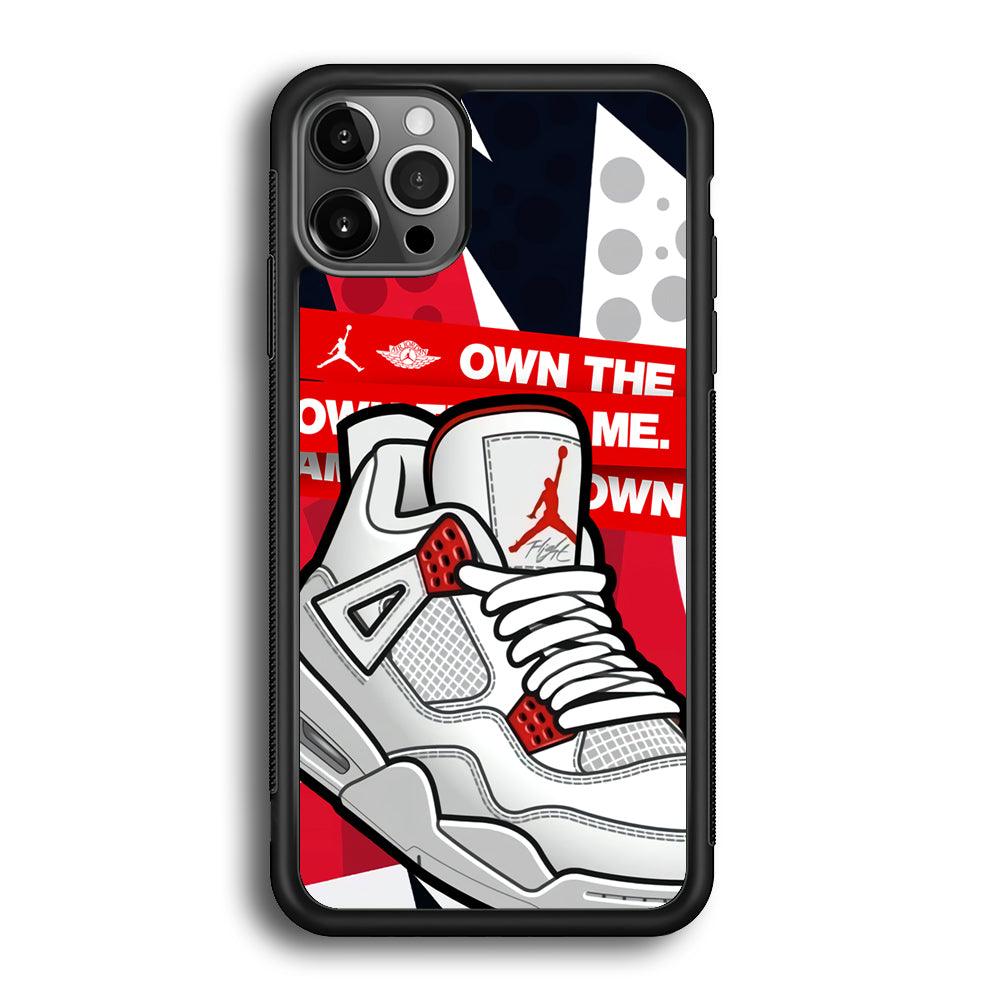 Air Jordan Game is Coming iPhone 12 Pro Max Case-Rubber Black (2D Case)-Oxvistore