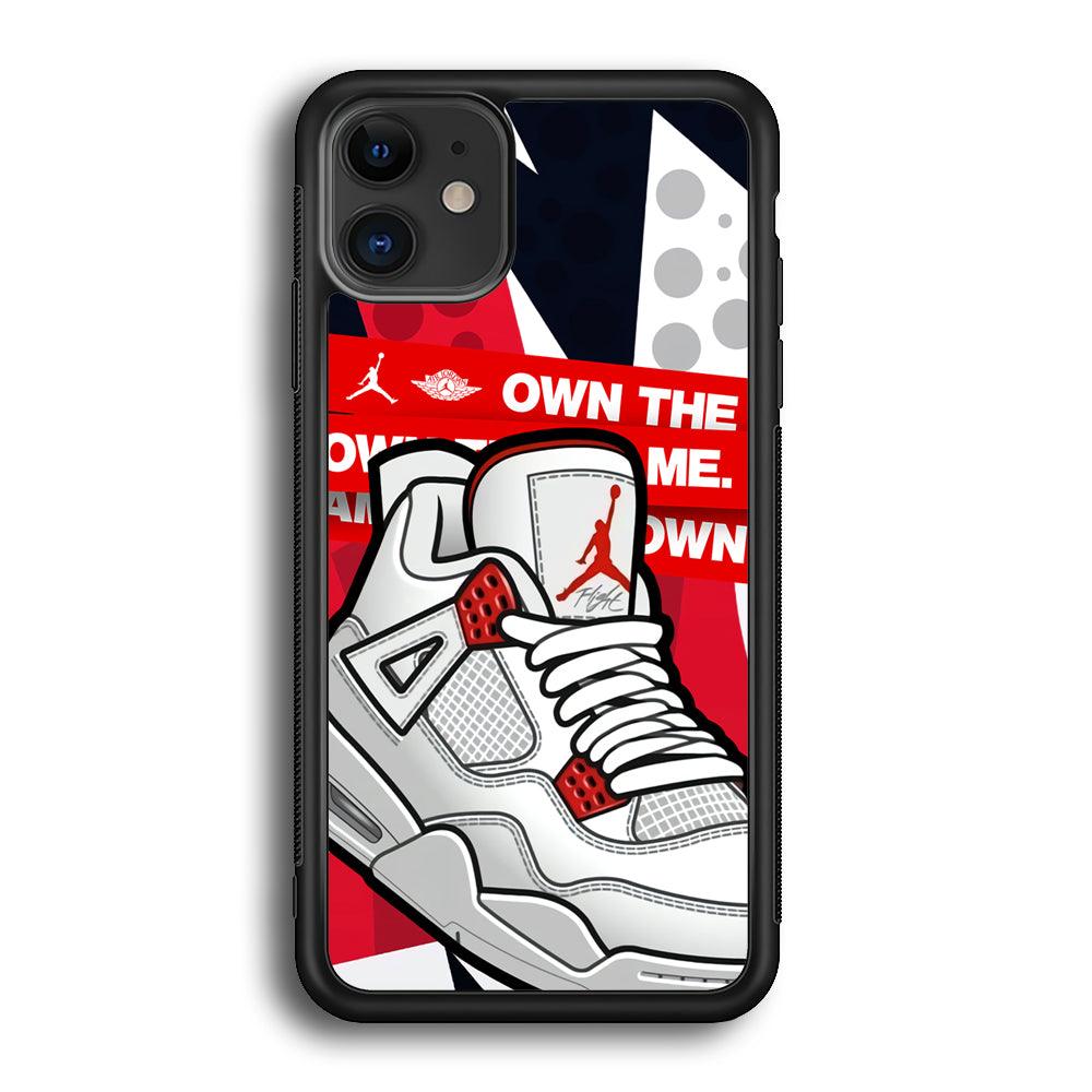 Air Jordan Game is Coming iPhone 12 Case-Rubber Black (2D Case)-Oxvistore