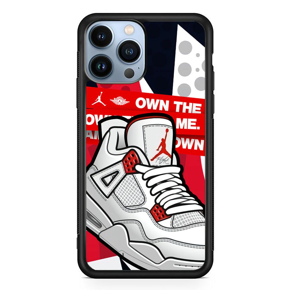 Air Jordan Game is Coming iPhone 14 Pro Max Case-Rubber Black (2D Case)-Oxvistore
