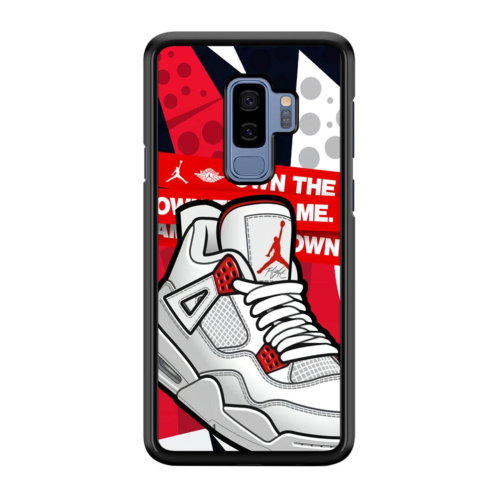 Air Jordan Game is Coming Samsung Galaxy S9 Plus Case-Rubber Black (2D Case)-Oxvistore