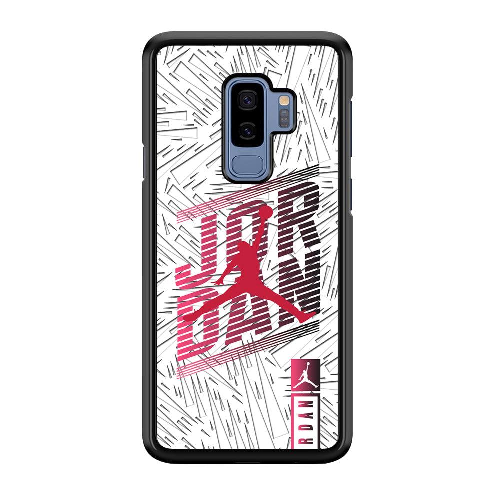 Air Jordan Going Ahead Samsung Galaxy S9 Plus Case-Rubber Black (2D Case)-Oxvistore