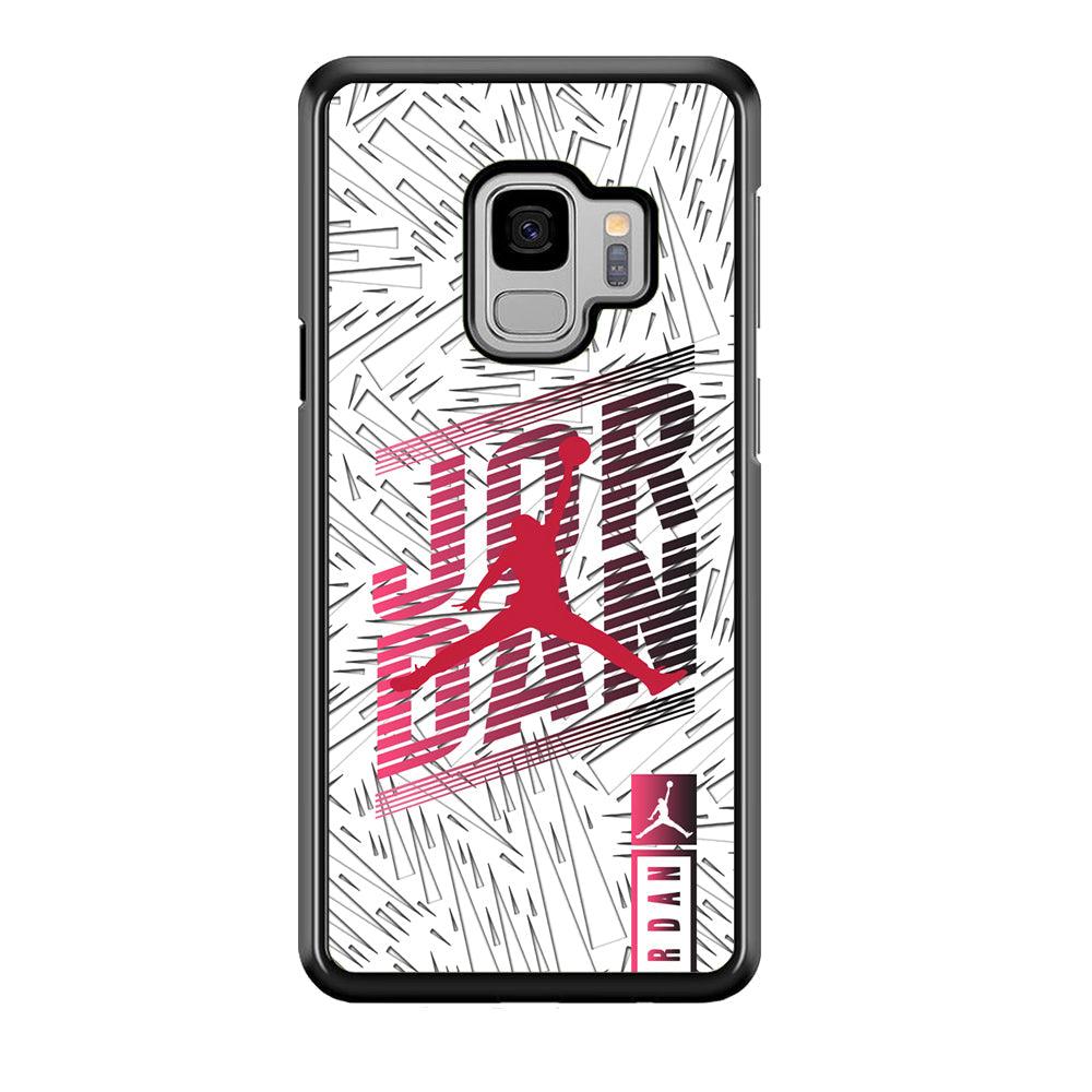 Air Jordan Going Ahead Samsung Galaxy S9 Case-Rubber Black (2D Case)-Oxvistore